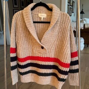 The GREAT. Cowl neck sweater